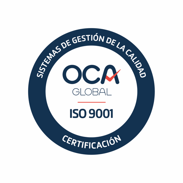 Certificación ISO 9001:2015 - OCA Global